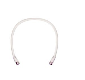 2 ft. White RG6 Low Loss Coax Cable (F Male to F Male) 950602